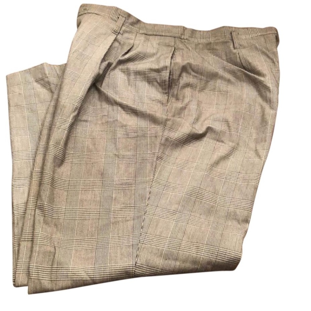 ➕ Gray Plaid Trousers-146